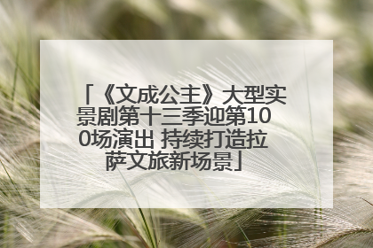 《文成公主》大型实景剧第十三季迎第100场演出 持续打造拉萨文旅新场景