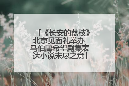 《长安的荔枝》北京见面礼举办 马伯庸希望剧集表达小说未尽之意