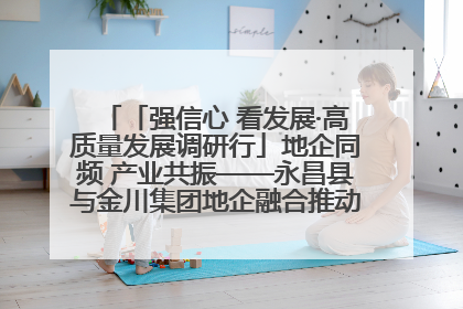 「强信心 看发展·高质量发展调研行」地企同频 产业共振——永昌县与金川集团地企融合推动重大项目建设