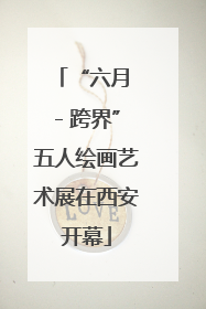 “六月 - 跨界”五人绘画艺术展在西安开幕