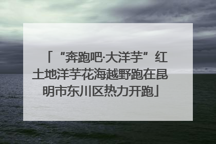 “奔跑吧·大洋芋”红土地洋芋花海越野跑在昆明市东川区热力开跑