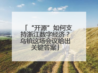 “开源”如何支持浙江数字经济？乌镇这场会议给出关键答案