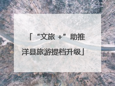 “文旅 +”助推洋县旅游提档升级