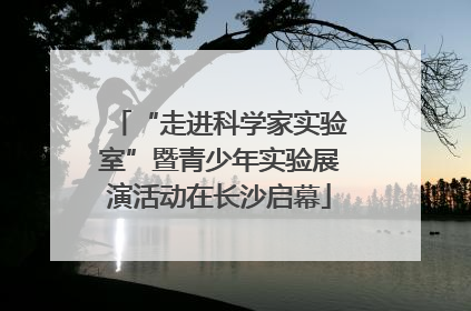 “走进科学家实验室”暨青少年实验展演活动在长沙启幕