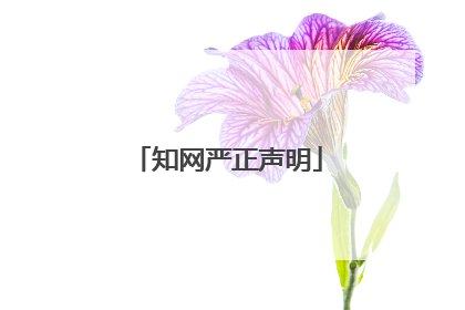 知网严正声明