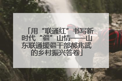 用“联通红”书写新时代“疆”山情——山东联通援疆干部郝兆武的乡村振兴答卷
