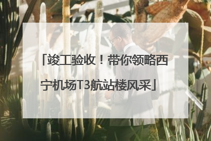 竣工验收！带你领略西宁机场T3航站楼风采
