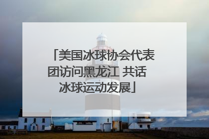 美国冰球协会代表团访问黑龙江 共话冰球运动发展