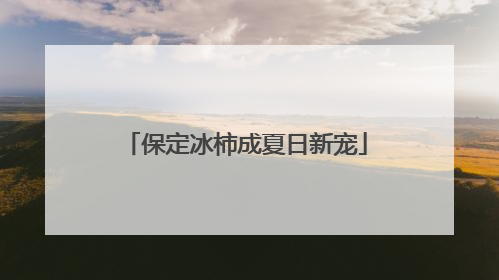 保定冰柿成夏日新宠