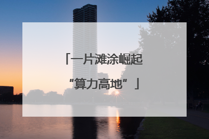 一片滩涂崛起“算力高地”