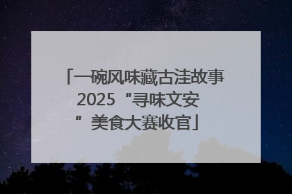一碗风味藏古洼故事 2025“寻味文安”美食大赛收官
