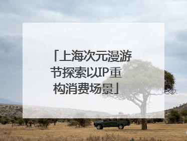 上海次元漫游节探索以IP重构消费场景