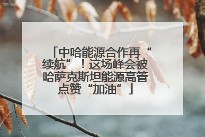 中哈能源合作再“续航”！这场峰会被哈萨克斯坦能源高管点赞“加油”