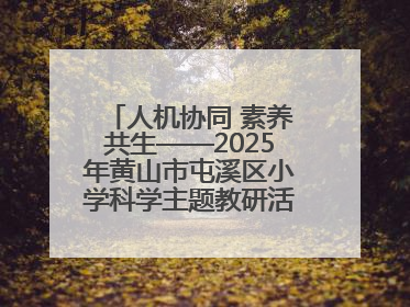人机协同 素养共生——2025年黄山市屯溪区小学科学主题教研活动纪实