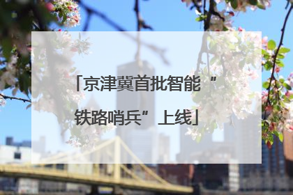 京津冀首批智能“铁路哨兵”上线