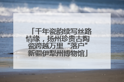 千年瓷韵续写丝路情缘，扬州珍贵古陶瓷跨越万里“落户”新疆伊犁州博物馆