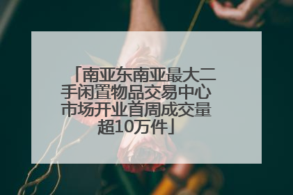 南亚东南亚最大二手闲置物品交易中心市场开业首周成交量超10万件