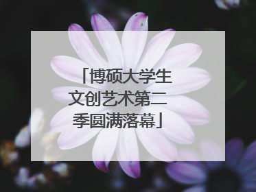 博硕大学生文创艺术第二季圆满落幕