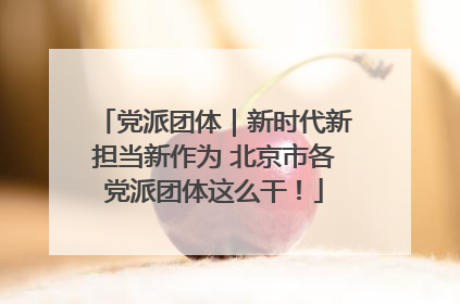 党派团体｜新时代新担当新作为 北京市各党派团体这么干！