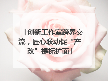 创新工作室跨界交流，匠心联动促“产改”提标扩面