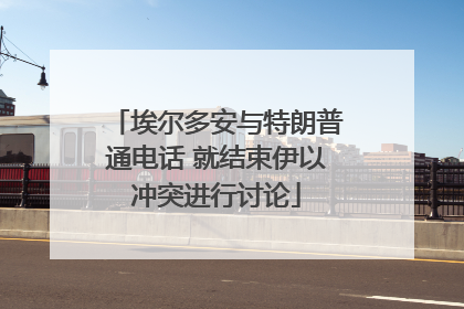 埃尔多安与特朗普通电话 就结束伊以冲突进行讨论