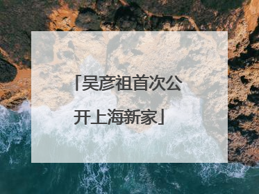 吴彦祖首次公开上海新家
