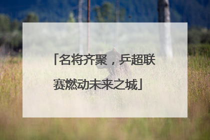 名将齐聚，乒超联赛燃动未来之城