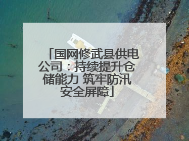 国网修武县供电公司：持续提升仓储能力 筑牢防汛安全屏障