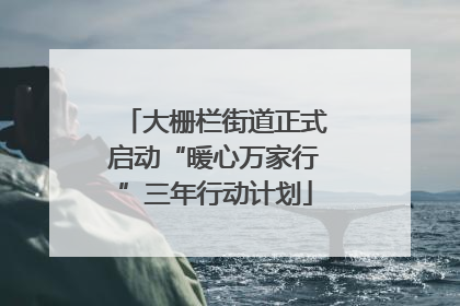 大栅栏街道正式启动“暖心万家行”三年行动计划