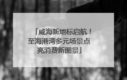 威海新地标启航！至海港湾多元场景点亮消费新图景