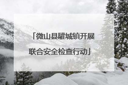 微山县驩城镇开展联合安全检查行动
