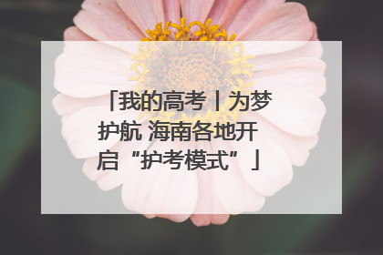 我的高考丨为梦护航 海南各地开启“护考模式”