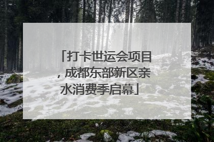 打卡世运会项目，成都东部新区亲水消费季启幕