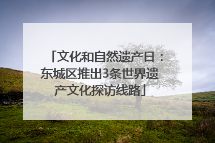 文化和自然遗产日：东城区推出3条世界遗产文化探访线路