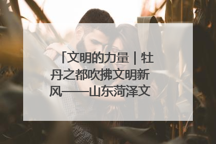 文明的力量｜牡丹之都吹拂文明新风——山东菏泽文明创建一线见闻