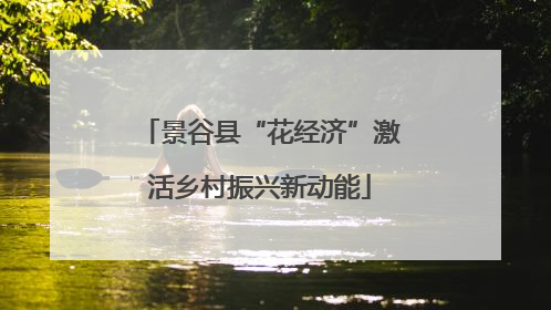 景谷县“花经济”激活乡村振兴新动能