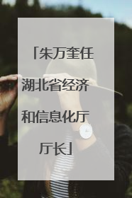 朱万奎任湖北省经济和信息化厅厅长