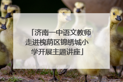济南一中语文教师走进槐荫区锦绣城小学开展主题讲座