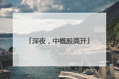 深夜，中概股高开
