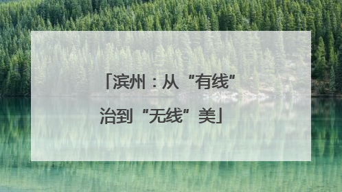 滨州：从“有线”治到“无线”美