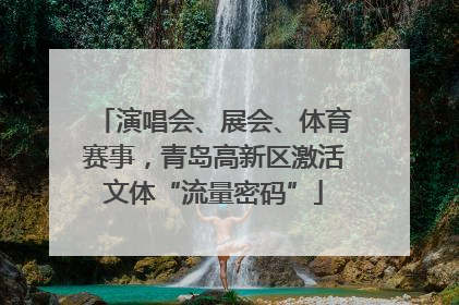 演唱会、展会、体育赛事，青岛高新区激活文体“流量密码”