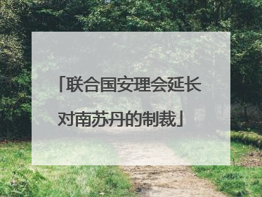 联合国安理会延长对南苏丹的制裁