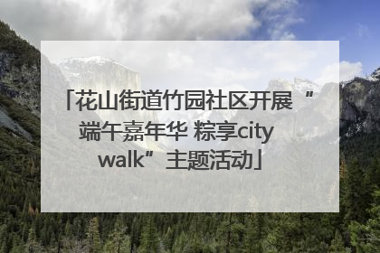 花山街道竹园社区开展“端午嘉年华 粽享city walk”主题活动