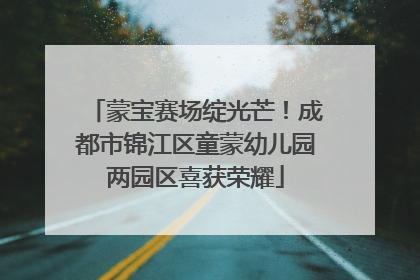 蒙宝赛场绽光芒！成都市锦江区童蒙幼儿园两园区喜获荣耀