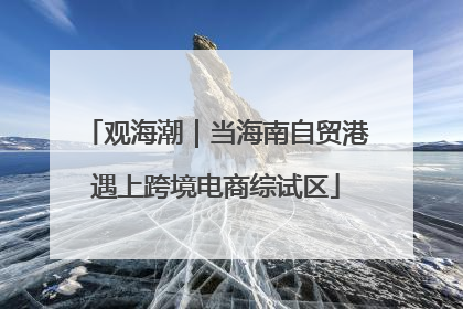 观海潮｜当海南自贸港遇上跨境电商综试区