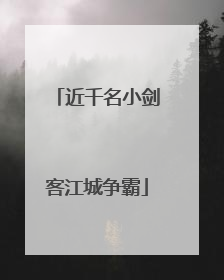 近千名小剑客江城争霸