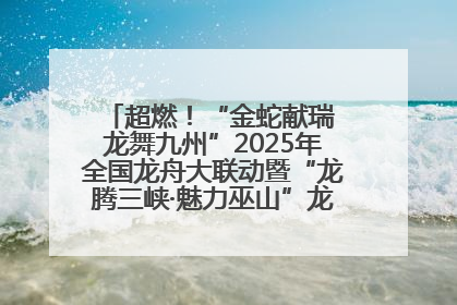 超燃！“金蛇献瑞 龙舞九州”2025年全国龙舟大联动暨“龙腾三峡·魅力巫山”龙舟邀请赛圆满落幕！