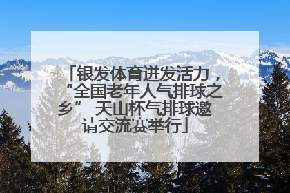 银发体育迸发活力，“全国老年人气排球之乡” 天山杯气排球邀请交流赛举行