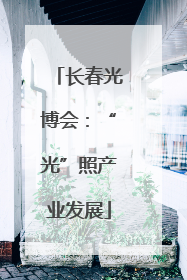 长春光博会：“光”照产业发展