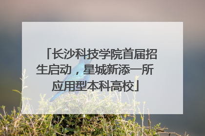 长沙科技学院首届招生启动，星城新添一所应用型本科高校
